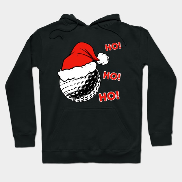 Golf Christmas Hoodie by footballomatic